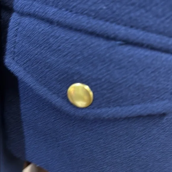 J. Crew Blue wool Jacket Asymmetrical Moto Style NWT - Picture 6 of 8